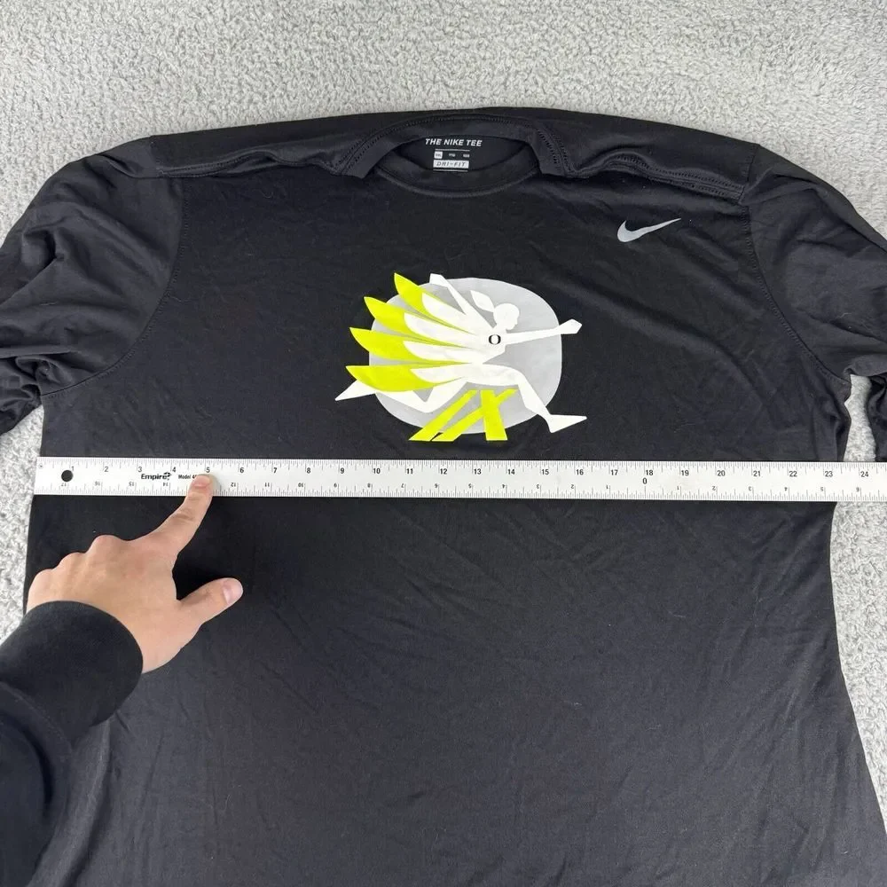 Oregon Ducks Nike Black Women‎ In Flight Long Sleeve Shirt Dri Fit Adult Xxl